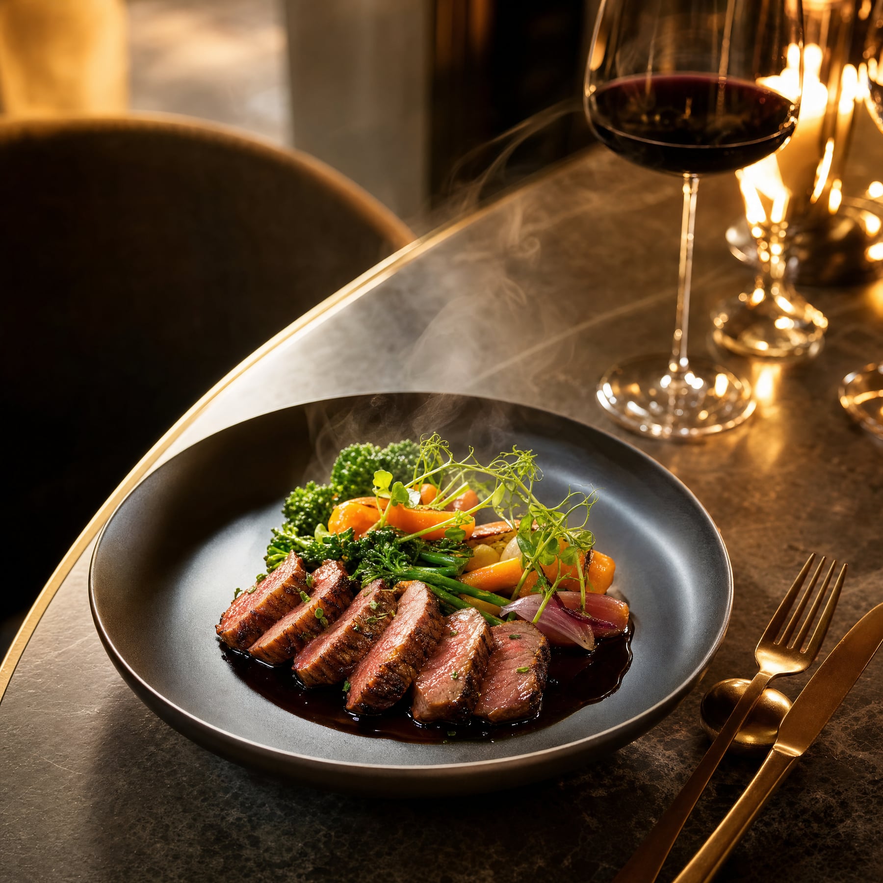 Ember-Seared Ribeye