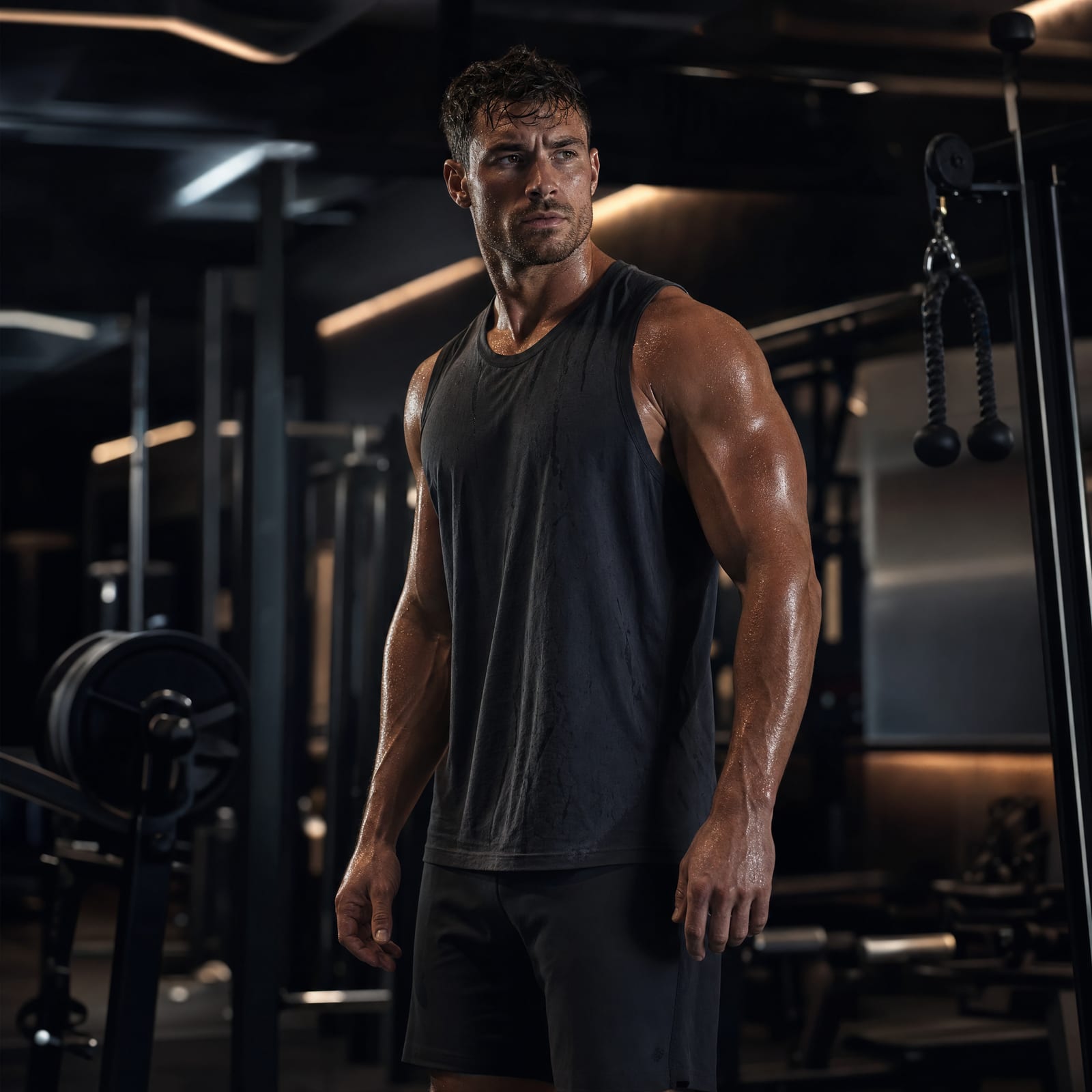 NOVA Performance client training with intense focus